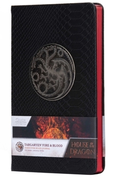 Hardcover House of the Dragon: Targaryen Fire & Blood Hardcover Journal Book