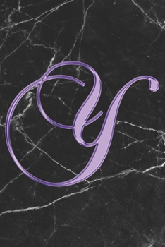 Paperback Y Journal: A Monogram Y Initial Capital Letter Notebook For Writing And Notes: Great Personalized Gift For All First, Middle, Or Book