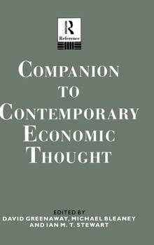 Hardcover Companion to Contemporary Economic Thought Book