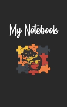 Paperback My Notebook: Hamster Retro And Vintage Style 100 Pages And Lined Book