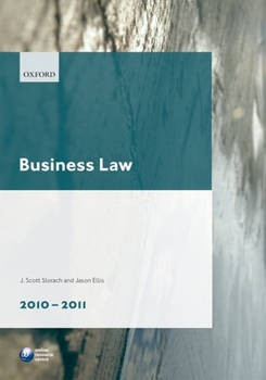 Paperback Business Law 2010-2011 Book