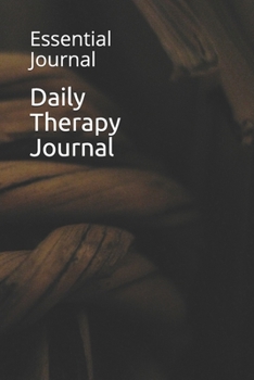 Paperback Daily Therapy Journal: Essential Journal Book