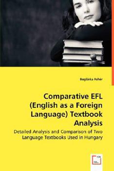Paperback Comparative EFL (English as a Foreign Language) Textbook Analysis Book