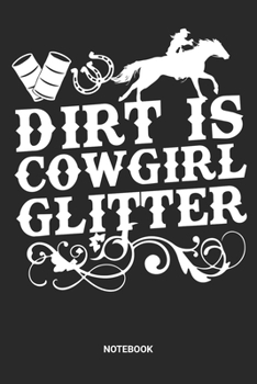 Notebook: Dotted Lined Barrel Racing Themed Notebook (6x9 inches) ideal as a Chasing Cans Cloverleaf Journal. Perfect as a Horse Riding Book for all ... Lovers. Great gift for Kids, Men and Women