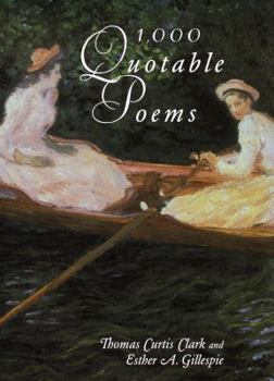 Hardcover 1000 Quotable Poems Book