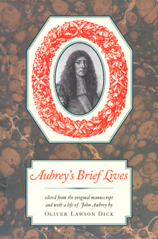 Paperback Aubrey's Brief Lives Book