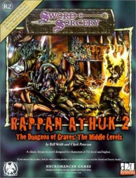 Paperback Rappan Athuk 2: The Dungeon of Graves: The Middle Levels Book