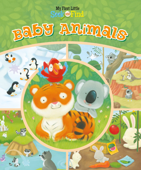 Paperback My First Little Seek and Find: Baby Animals Book