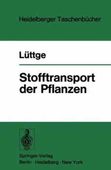 Paperback Stofftransport Der Pflanzen [German] Book