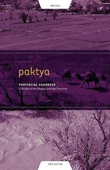 Paperback Paktya Provincial Handbook: A Guide to the People and the Province Book