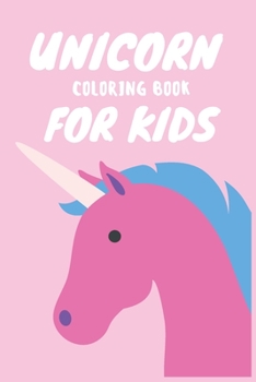 Paperback unicorn coloring book for kids: 50 Christmas Coloring Page Book