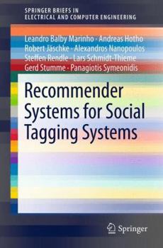 Paperback Recommender Systems for Social Tagging Systems Book