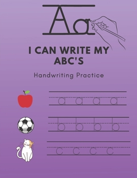 Paperback I Can Write My ABC's Book