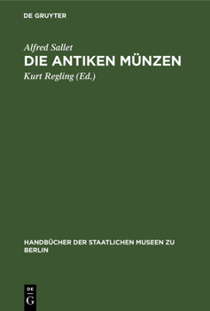 Hardcover Die Antiken Münzen [German] Book