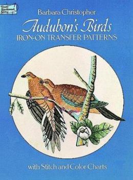 Paperback Audubon's Birds Iron-On Transfer Patterns Book