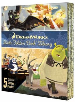 DreamWorks Little Golden Book Library 5 Copy Boxed Set