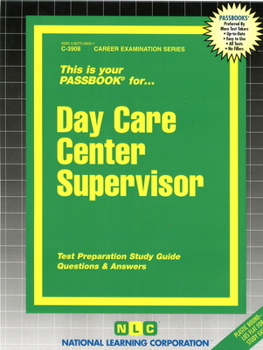 Paperback Day Care Center Supervisor Book
