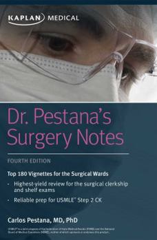 Paperback Dr. Pestana's Surgery Notes: Top 180 Vignettes for the Surgical Wards Book