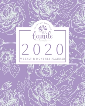 2020 Planner Weekly and Monthly Planner - Creating a Life Worth Living Camile Planners : Lavender Rose Line Art Jan 1, 2020 - Dec 31, 2020 - Large Writing Calendar - a Year at a Glance - Inspirational