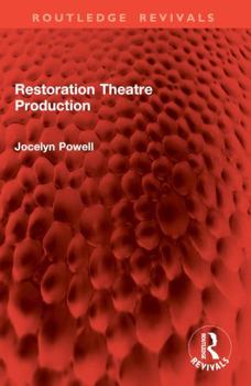 Paperback Restoration Theatre Production Book