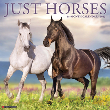 Calendar Just Horses 2023 Wall Calendar Book