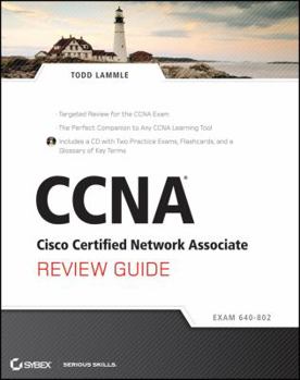 Paperback CCNA Cisco Certified Network Associate Review Guide, includes CD: Exam 640-802 Book