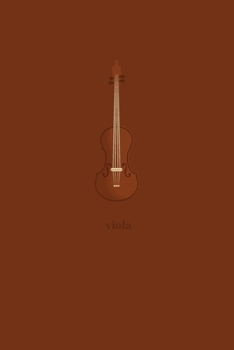 Paperback Viola: Minimal Design Blank Sheet Music Journal 6" x 9" 100 pages Book