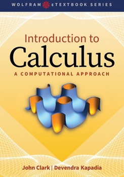 Paperback Introduction to Calculus: A Computational Approach Book