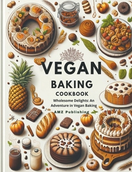 Paperback Vegan Baking Cookbook: Wholesome Delights: An Adventure in Vegan Baking Book