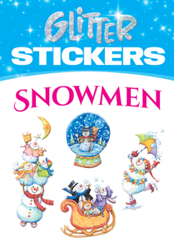 Glitter Snowmen Stickers