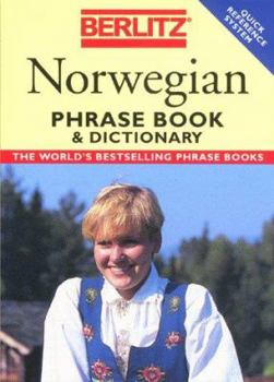 Paperback Berlitz Norwegian Phrase Book and Dictionary Book