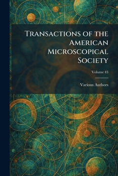 Paperback Transactions Of The American Microscopical Society Book