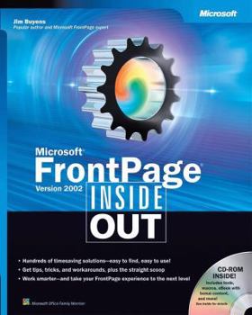Paperback Microsoft FrontPage Version 2002 Inside Out [With CDROM] Book