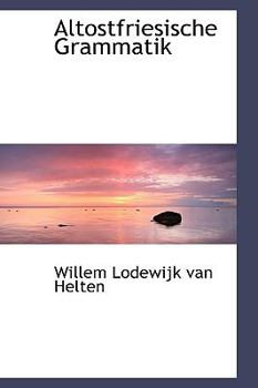 Hardcover Altostfriesische Grammatik Book