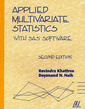 Paperback Applied Multivariate Statistics with SAS Software Book