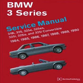 Hardcover BMW 3 Series Service Manual 1984-1990 Book