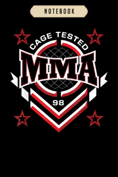 Notebook: Brazilian jiu jitsu mma cage fighting kick boxing  journal|6x9(100 pages)Blank Lined Journal For kids, student, school, women, girls, boys, men, birthday gifts|Boxer gifts Notebook