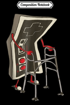 Composition Notebook: Old Gamer Retro Video Game Old Gamer  Journal/Notebook Blank Lined Ruled 6x9 100 Pages