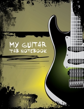 Paperback Guitar Tablature Notebook: lyric and Staves Manuscript journal Paper For Music Lover, Songwriter, Student, Musician (Guitar Cover 100 plus Pages Book