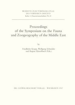 Paperback Proceedings of the Symposium on the Fauna and Zoography of the Middle East Book