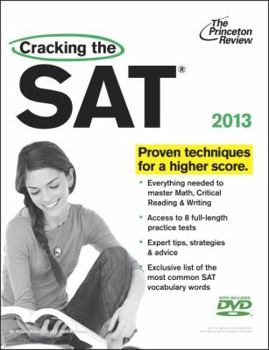 Paperback Cracking the SAT with DVD, 2013 Edition (College Test Preparation) Book