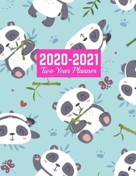 Paperback 2020-2021 Two Year Planner: Calendar Year Vision Planner (January 2020 - December 2021) - Monthly and Weekly Schedule Organizer and Journal - Art Book