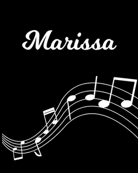 Paperback Marissa: Sheet Music Note Manuscript Notebook Paper - Personalized Custom First Name Initial M - Musician Composer Instrument C Book