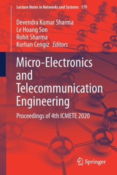 Paperback Micro-Electronics and Telecommunication Engineering: Proceedings of 4th Icmete 2020 Book
