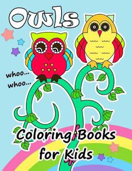 Paperback Owl Coloring Book for kids Book