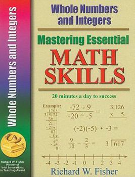 Paperback Mastering Essential Math Skills: Whole Numbers and Integers Book