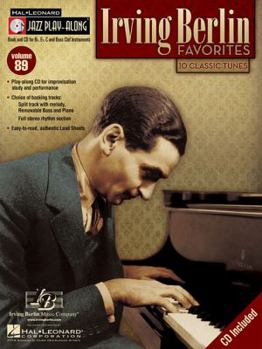 Hardcover Irving Berlin Favorites: Jazz Play-Along Volume 89 Book