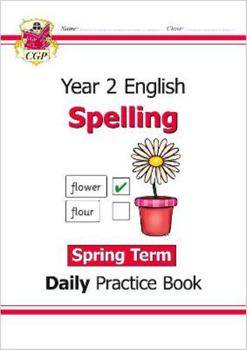 Paperback New KS1 Spelling Daily Practice Book: Year 2 - Spring Term (CGP KS1 English) Book