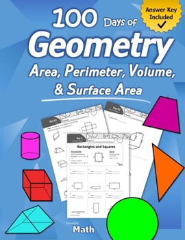Paperback Humble Math - Area, Perimeter, Volume, & Surface Area Book