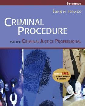 Hardcover Criminal Procedure for the Criminal Justice Professional (with CD-ROM and Infotrac) [With CDROM and Infotrac] Book